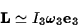 \begin{displaymath}{\bf L}\simeq I_3\omega_3{\bf e}_3\end{displaymath}