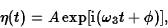 \begin{displaymath}\eta(t)=A\exp[{\rm i}(\omega_3 t+\phi)],\end{displaymath}